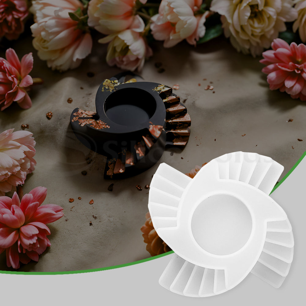 SILICOMOLDS- STAIRCASE TEALIGHT-URP-302- RM